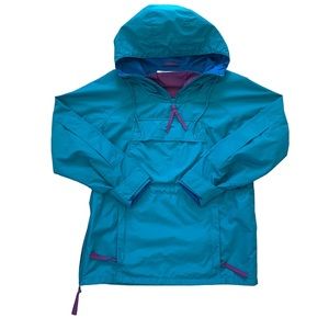 vintage Y2K COLUMBIA radial sleeve half zip rain jacket